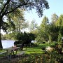 <p align=left>À Nicolet, pause diner dans un parc enchanteur, au bord de la rivière.